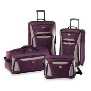 American Tourister Luggage Fieldbrook II 4 Piece Set Purple