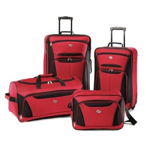 American Tourister Luggage Fieldbrook II 4 Piece Set Red